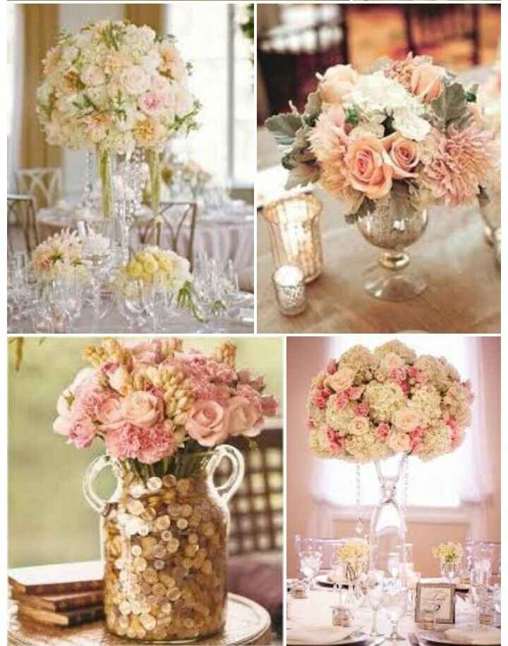 Centros de mesa florales/vintage - 5