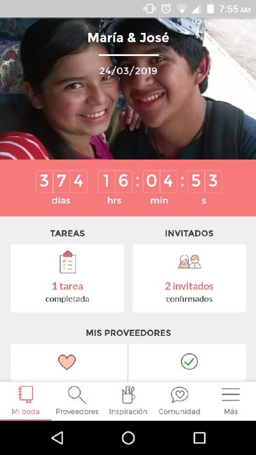 ¿Cuánto falta para que se casen? - 1