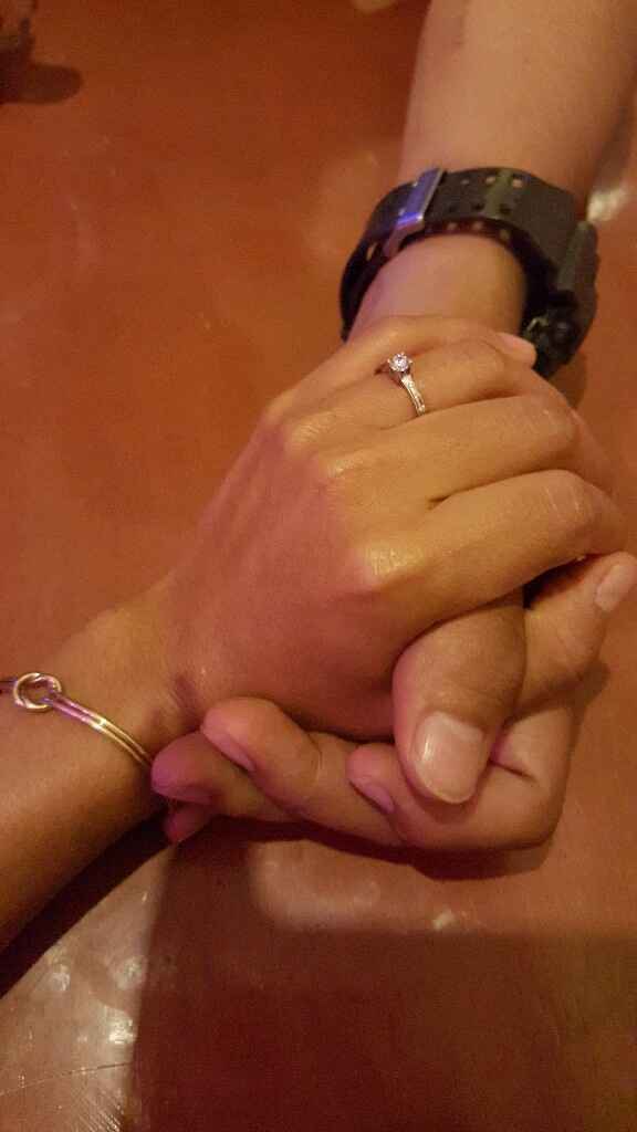 ¿se tomaron una foto cuando les dieron el anillo? - 1