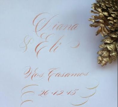 Caligrafía para mi boda