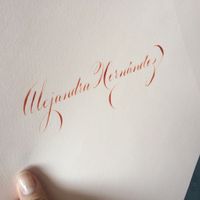 Caligrafía para mis invitaciones