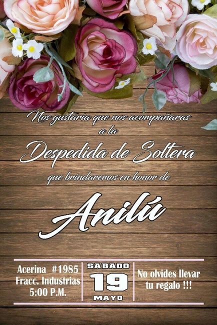 Invitaciones: Bridal Shower 12