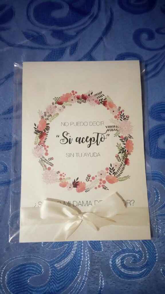  Invitaciones damas de honor y padrinos - 1