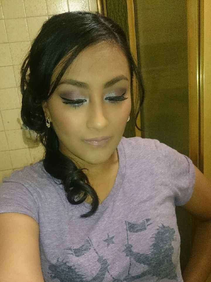 Prueba de peinado y maquillaje - 2