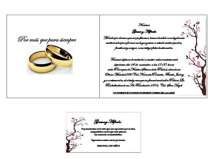 Les presentó nuestras invitaciones - 4