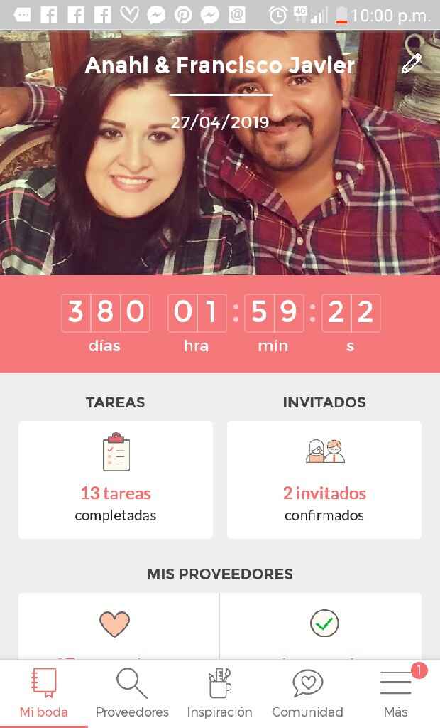 ¿Cuántos días faltan para tu día B? - 1