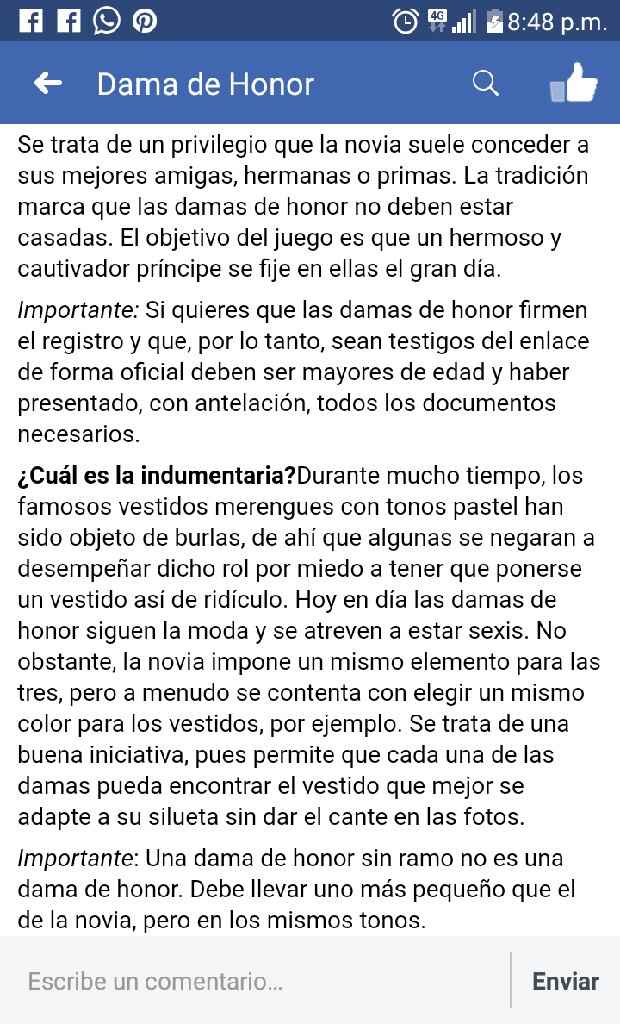 Invitación a Damas de Honor. - 6