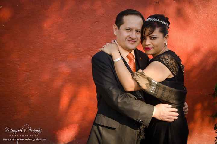 sesión previa de fotografía