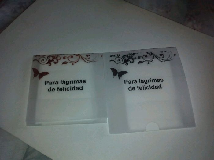 Sobres para las lágrimas de la felicidad listos - 1