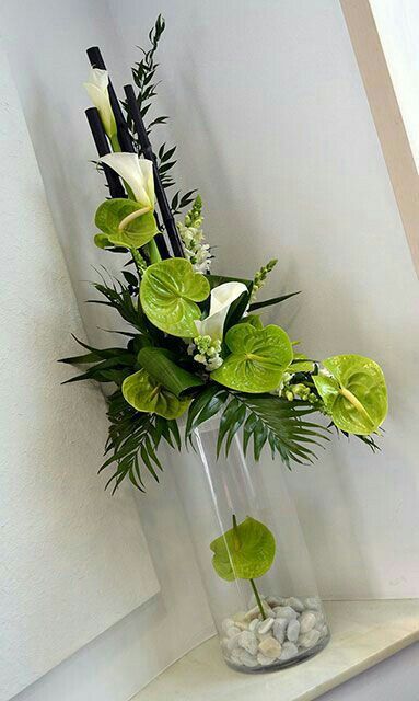 Centros de mesa con anturios. - 10