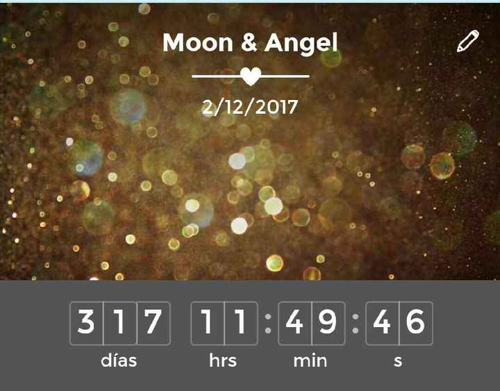 ¿A cuantos días están del gran día? - 1