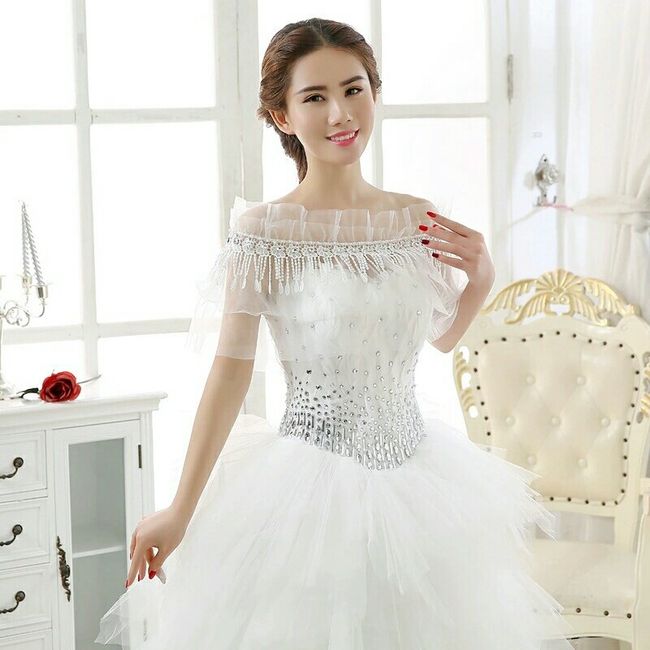 Novias de octubre vestido con o sin mangas? - 7