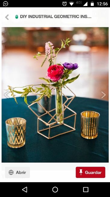 centros de mesa boda Geometrica!!! 3