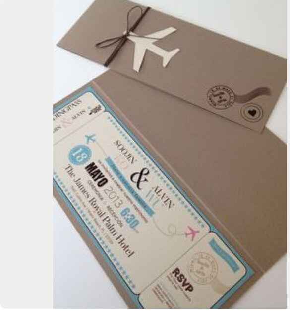 Boda con tematica de viaje y aviones! - 2