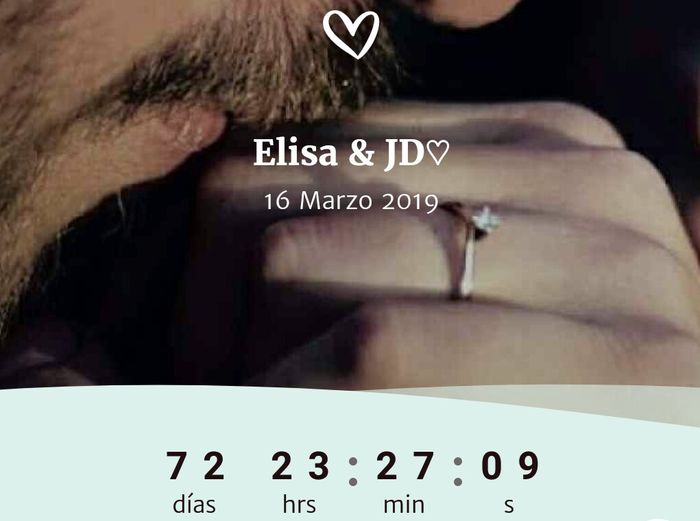 Mi marcador en el primer día del año 2019⏳👰🏻🤵🏻 - 1