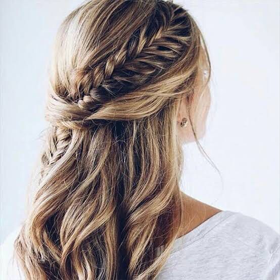 Peinados semi recogidos 2