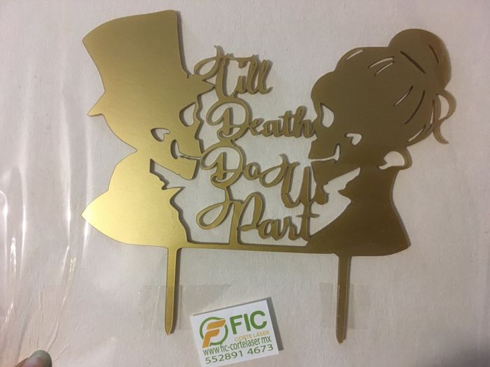 Mi “cake topper” 💀♥️😋 - 2