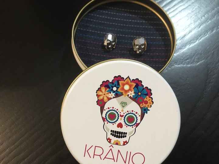 Mis aretes 💀♥️🖤 - 1