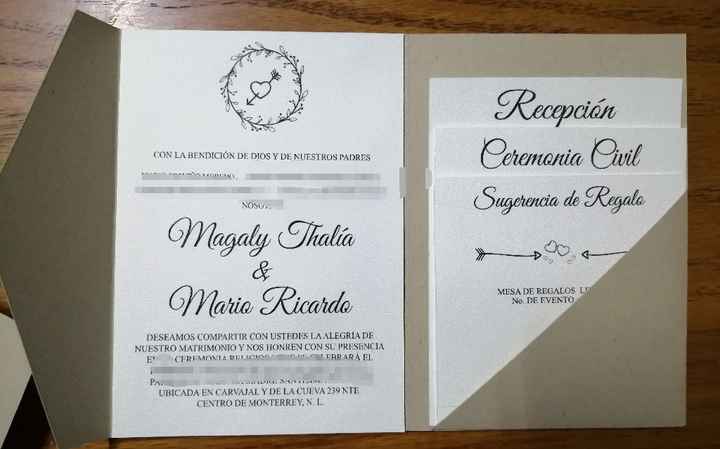 a 11 días de la boda apenas entregando invitaciones 😂 - 3