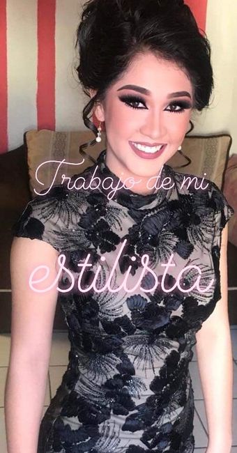 Mi tocado y peinado para la boda. - 2