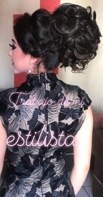 Mi tocado y peinado para la boda. - 3