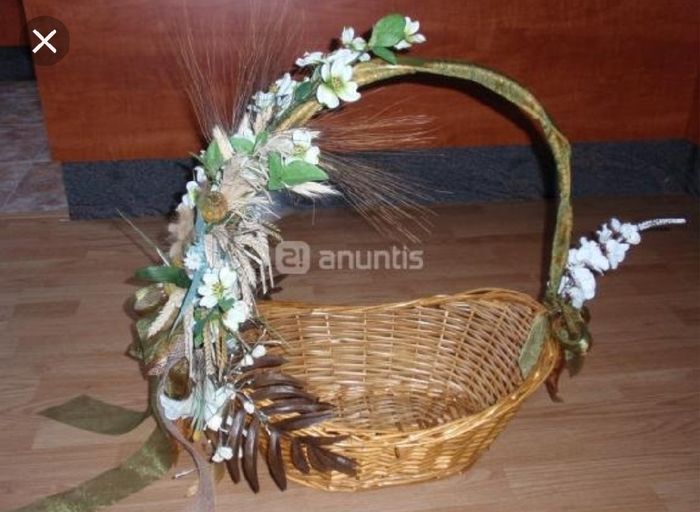 Canastas de mimbre para pajecitas - 7