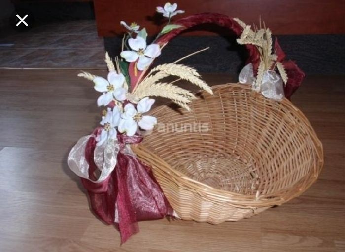 Canastas de mimbre para pajecitas - 8