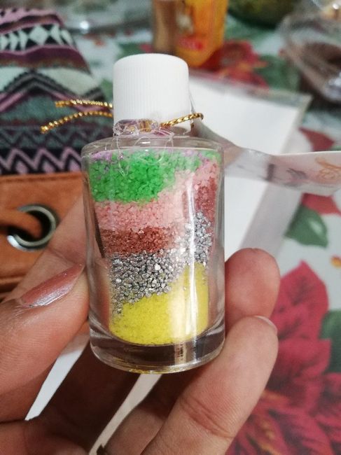 Arroceros, alfileteros y botellitas diy para la misa - 3