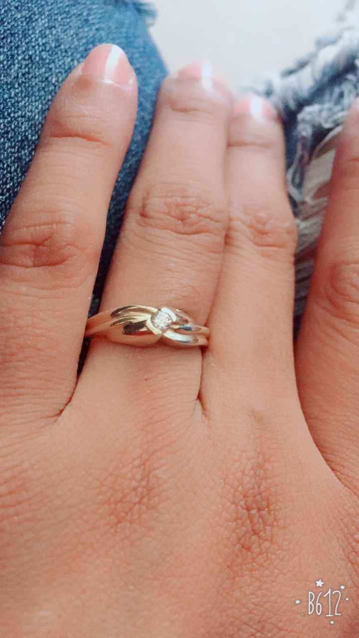  La montura de la piedra  de mi anillo de compromiso - 1