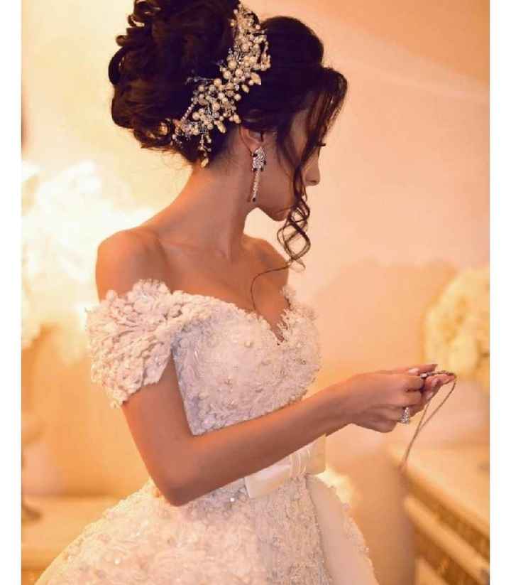 Mi tocado y peinado para la boda. - 1