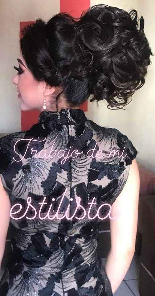 Mi tocado y peinado para la boda. - 3
