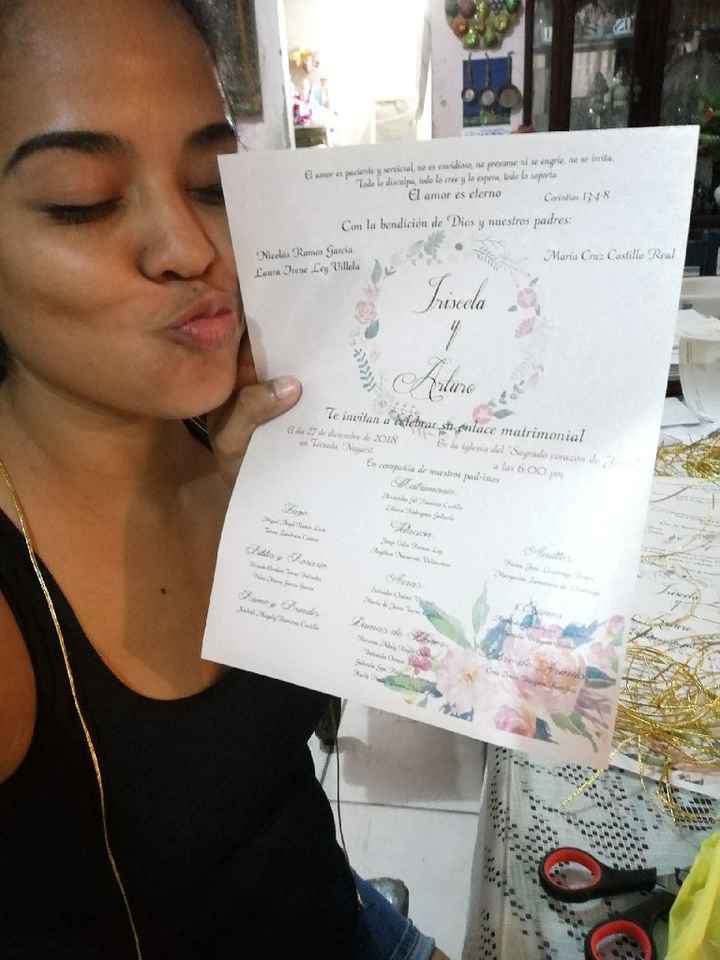 Invitaciones diy y copas para el brindis - 1