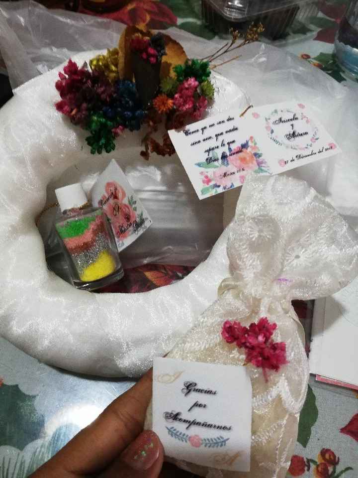 Arroceros, alfileteros y botellitas diy para la misa - 4