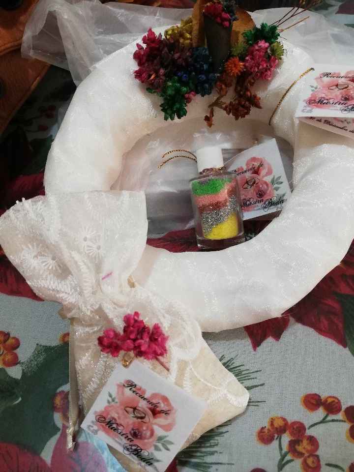 Arroceros, alfileteros y botellitas diy para la misa - 5