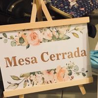 Números de mesas - 1