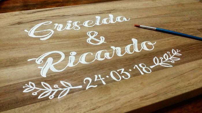  Cuadro de firmas • m a d e r a • Diy - 2