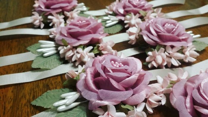 Pulseras Damas • Boutonniere Novio • Diy - 4