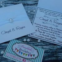  Invitaciones en color blanco - 1