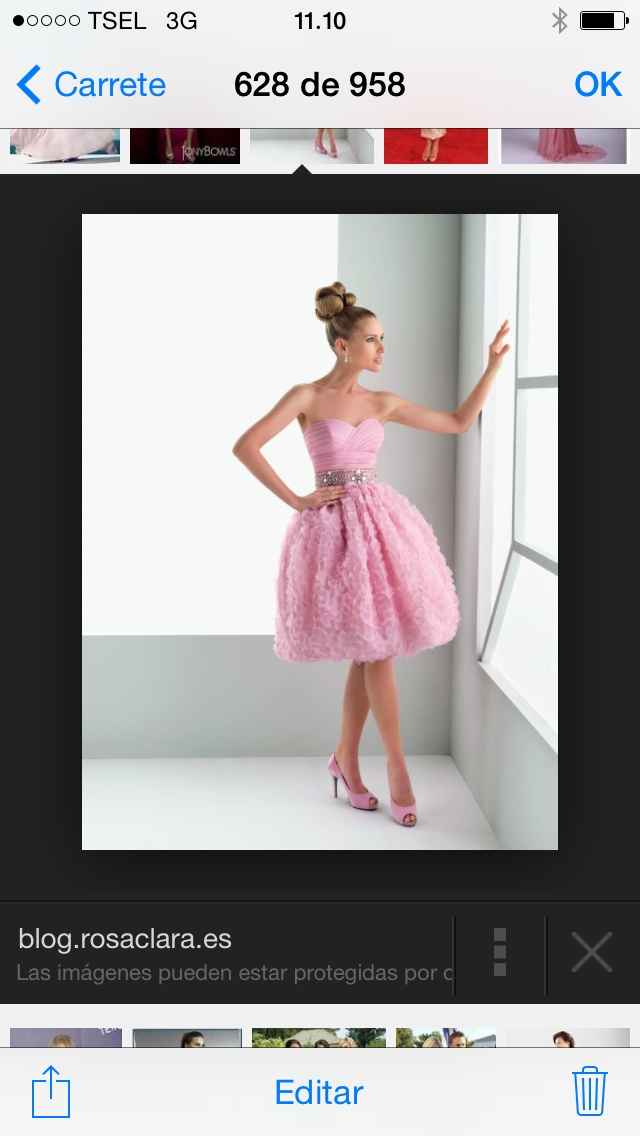 Vestido de mis damas 