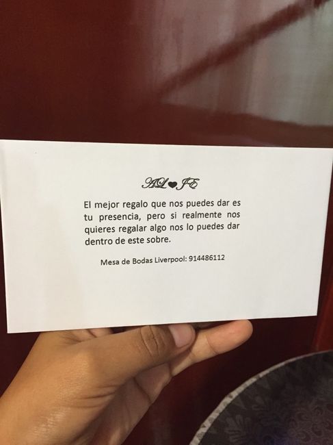 Buzon de regalos (dinero) - 1