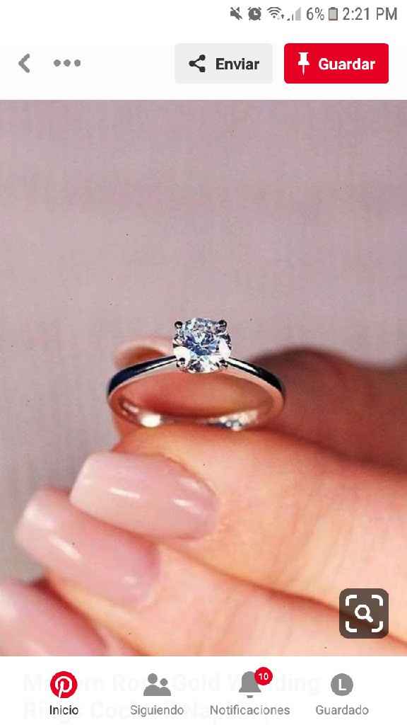 Si hubieras podido elegir el anillo de compromiso.. - 1