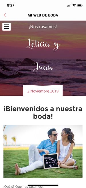 Descubre la Web de boda - 1