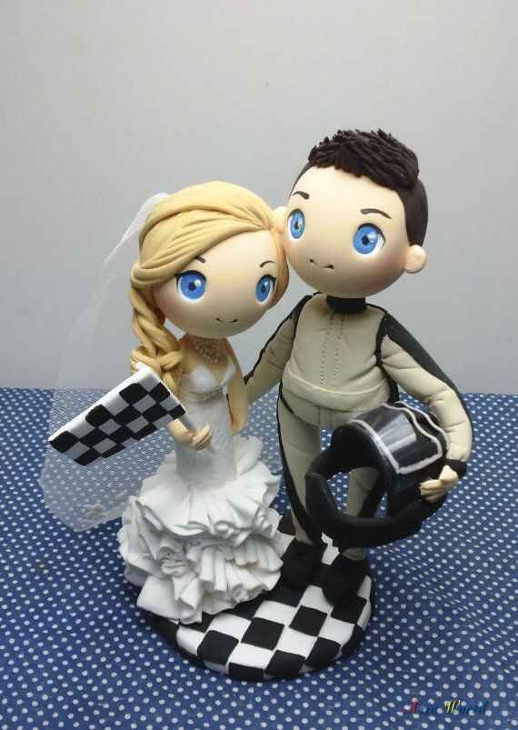 sorpresa pastel de boda estilo Racing! - 1