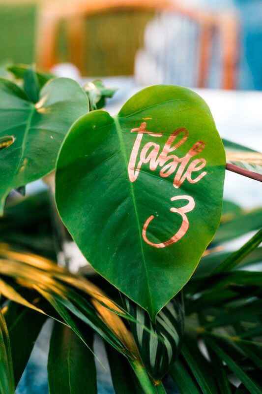 Seating plan para bodas en la playa! - 9