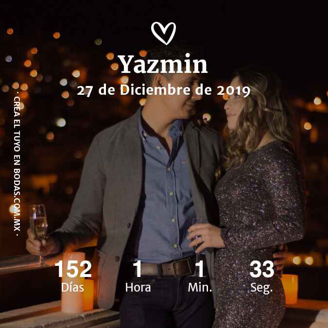 Tu contador de boda - 1