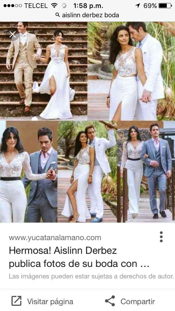 ¿Se animarían a usar un Vestido-Pantalón de Novia? - 1