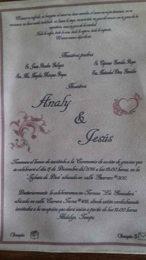 Mis invitaciones me encantaron! - 1