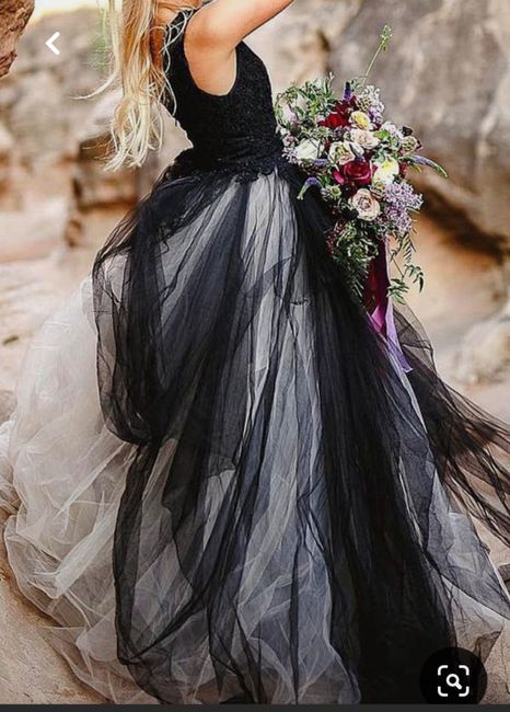 Vestidos de novia negros 2