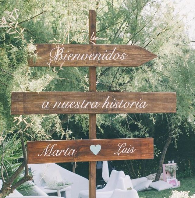 Cartel de bienvenida - 1