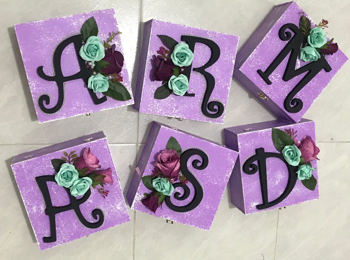 Iniciando la elaboración cajitas de damas - 1
